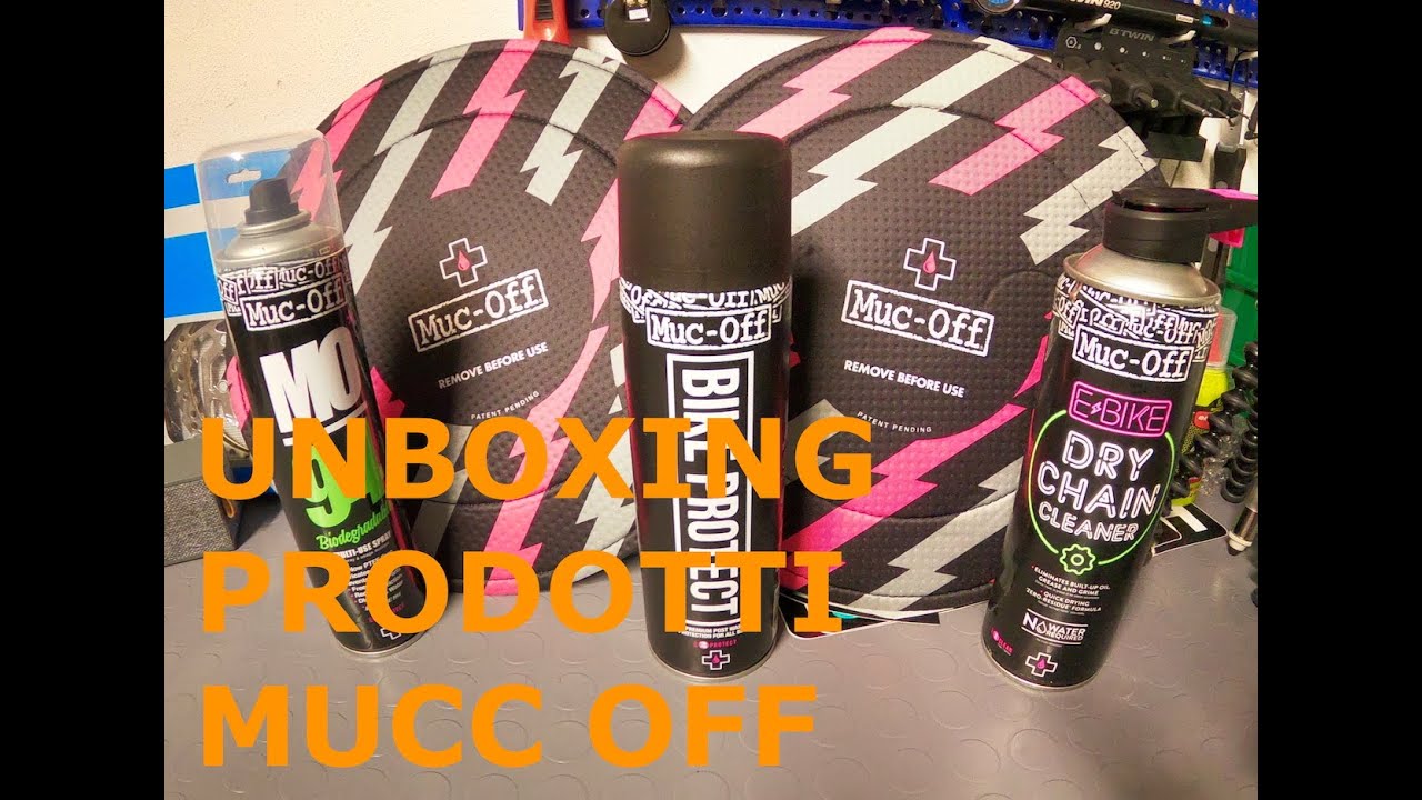 MUC OFF : UNBOXING PRODOTTI PULIZIA MTB