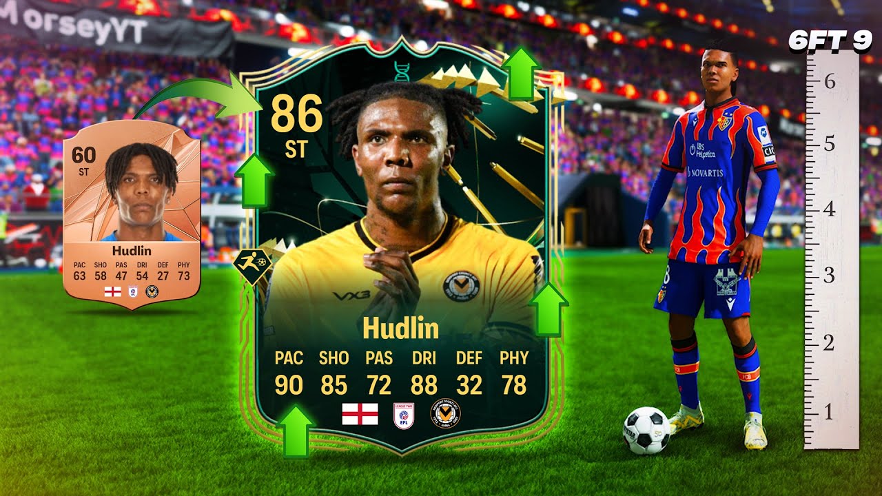 6ft 9 Hudlin is UNSTOPPABLE in FC 25!! 🤯