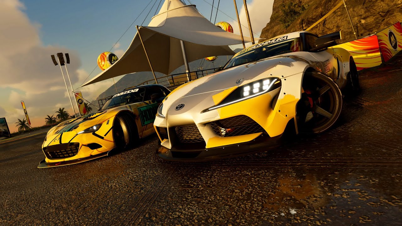 THE CREW™ MOTORFEST Crusing with Mazda MX5 and GR Supra