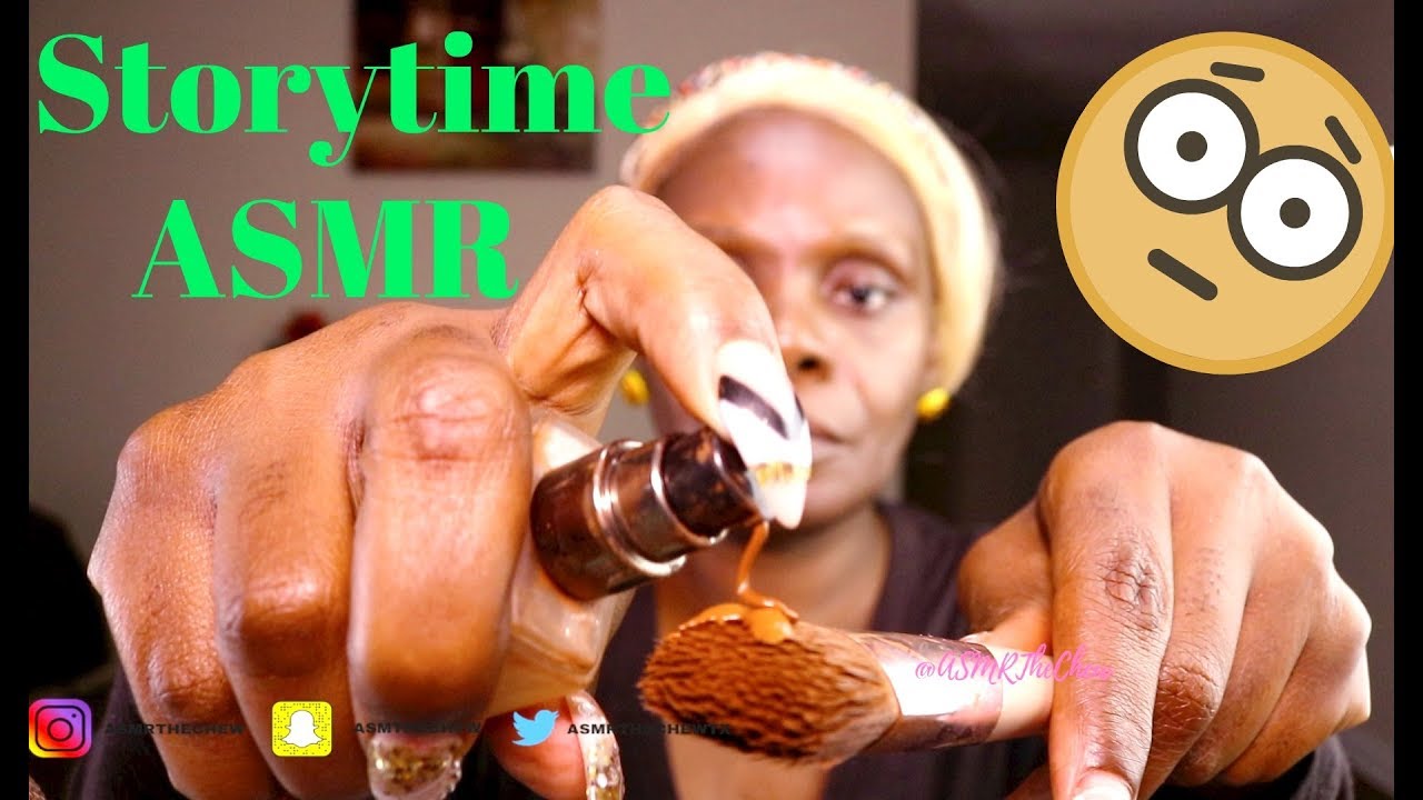 MAKEUP STORYTIME ASMR Chewy | DATES 28 YR OLD |  DECEMBER 2017