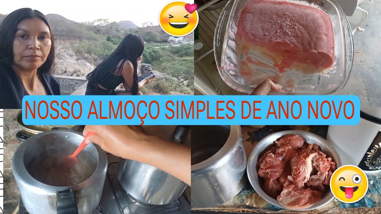ALMOÇO SIMPLES DE ANO NOVO 