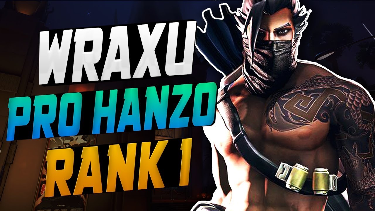 WRAXU INSANE HANZO! 50 ELIMS! [ OVERWATCH SEASON 8 TOP 500 ]