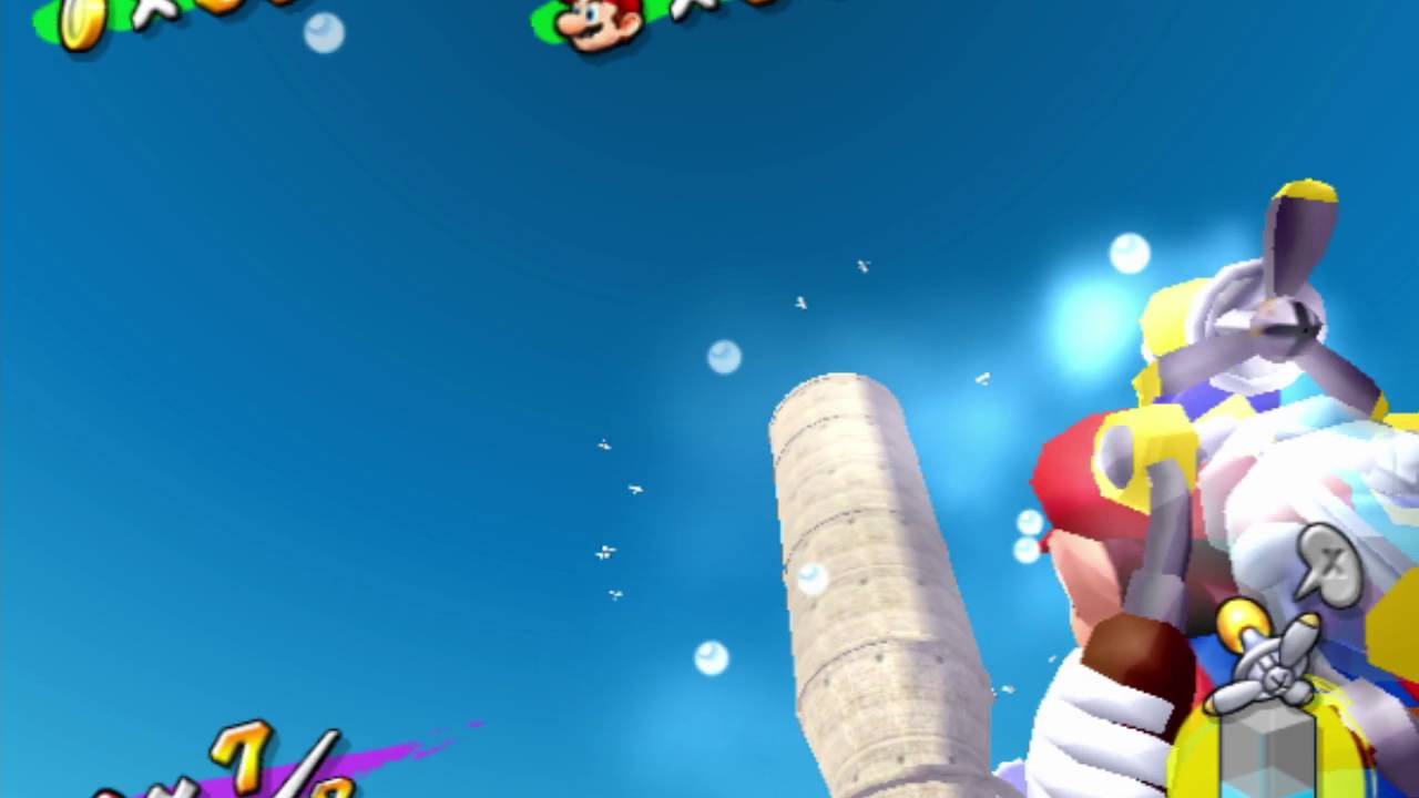 Super Mario Sunshine - The Sand Bird is Born 1′08″73 (TAS)