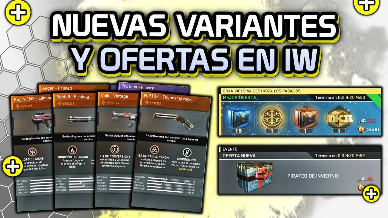 14 Nuevas VARIANTES de Arma y OFERTAS en INFINITE WARFARE!!