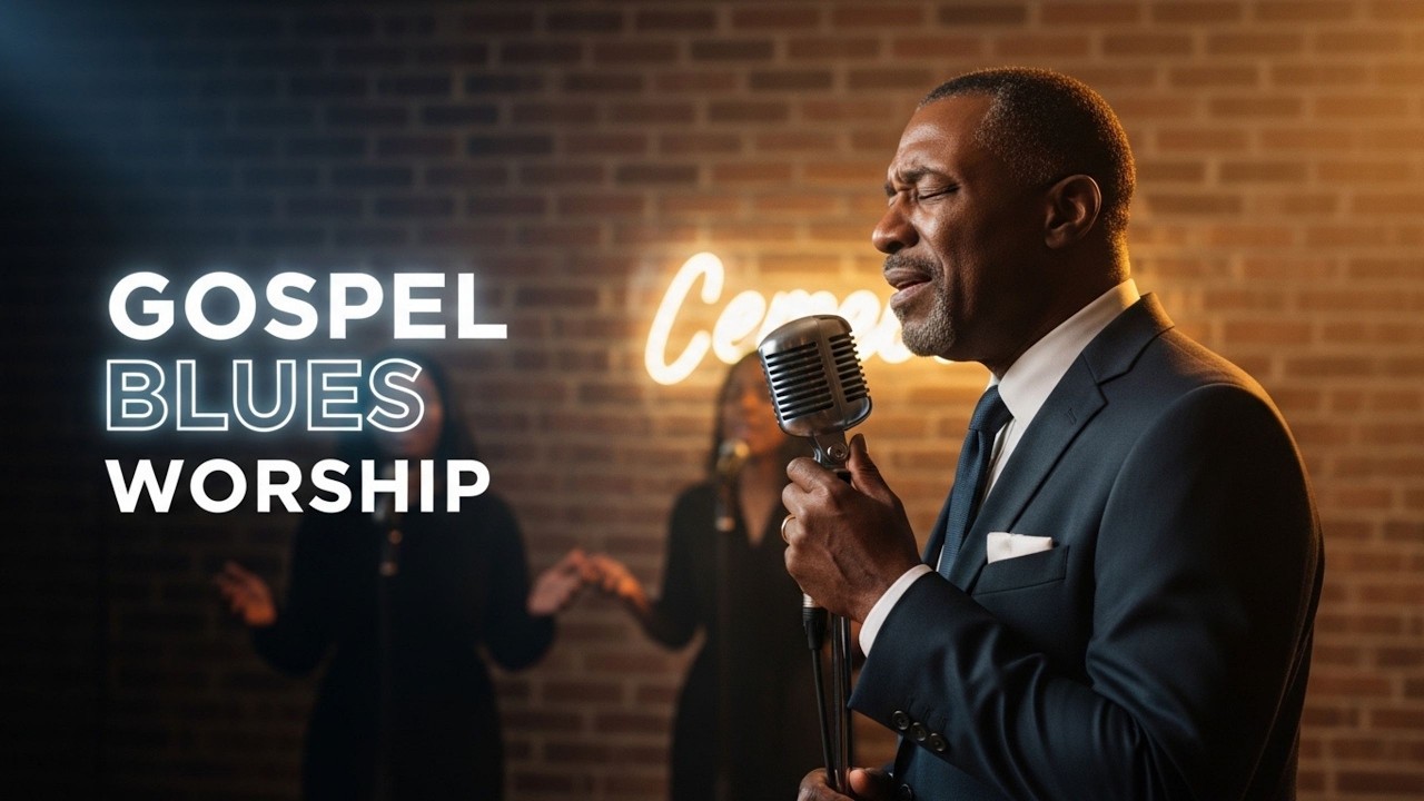 Soulful Gospel Blues 🎸 Emotional Christian Blues |  Peaceful Worship