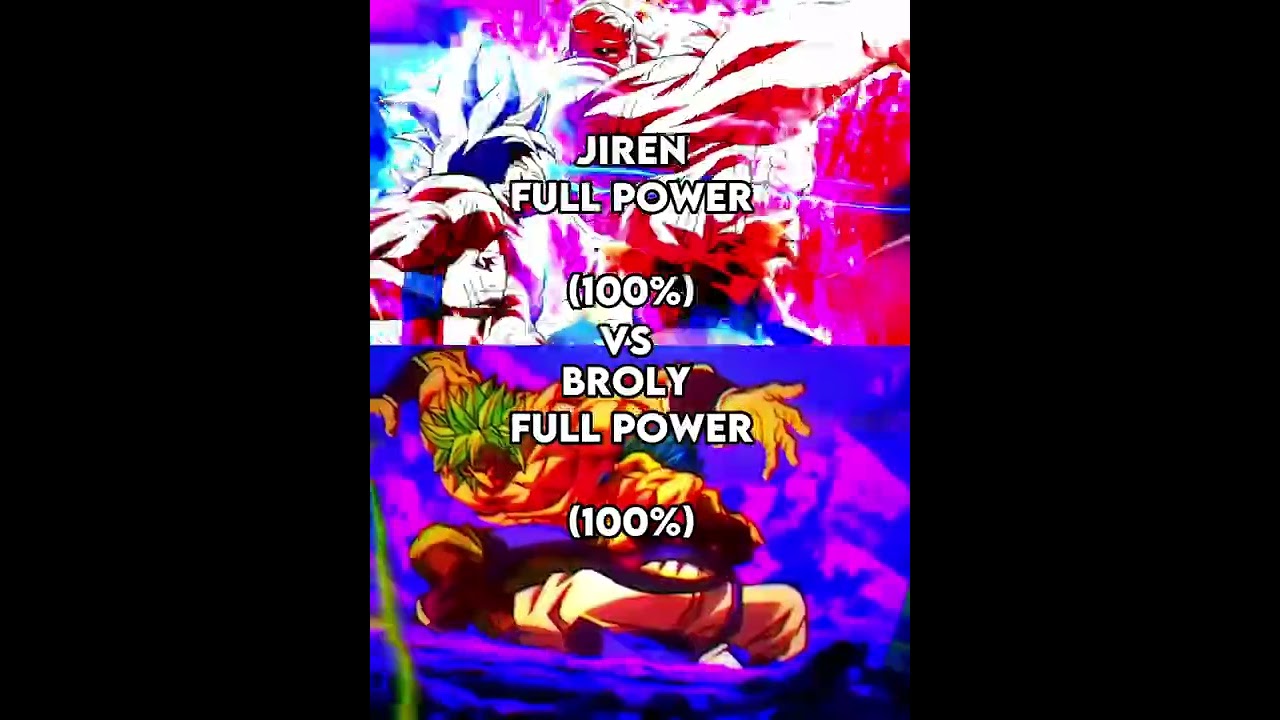 Broly vs Jiren who is stronger