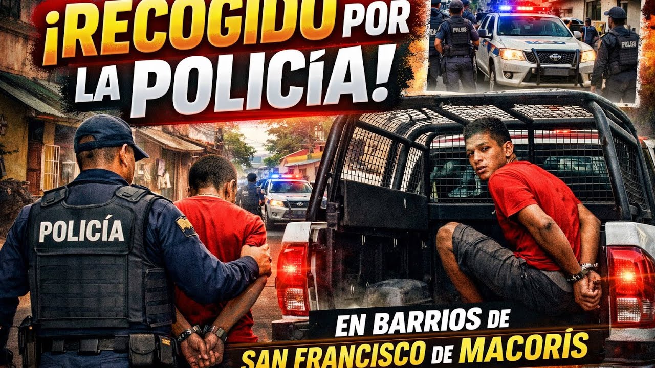 OPERATIVO  DE LA POLICIA EN SAN FRANCISCO DE MACORIS
