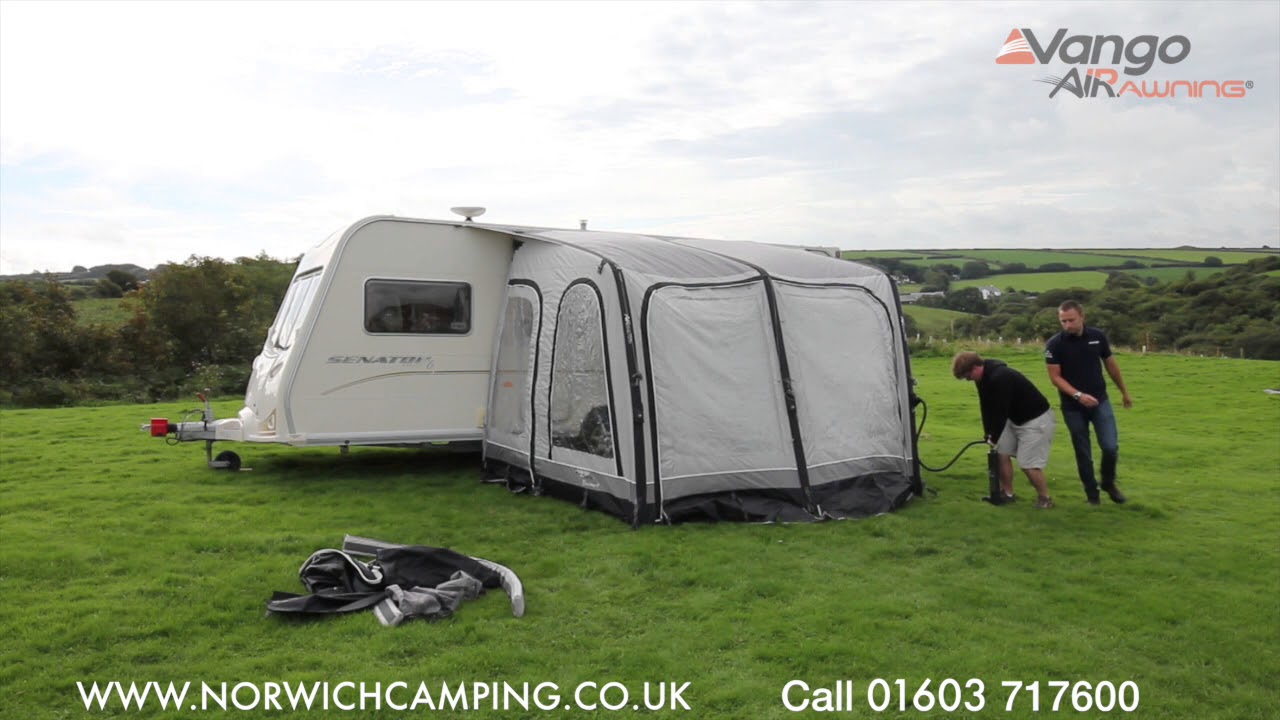 How to Pitch a Caravan Air Awning