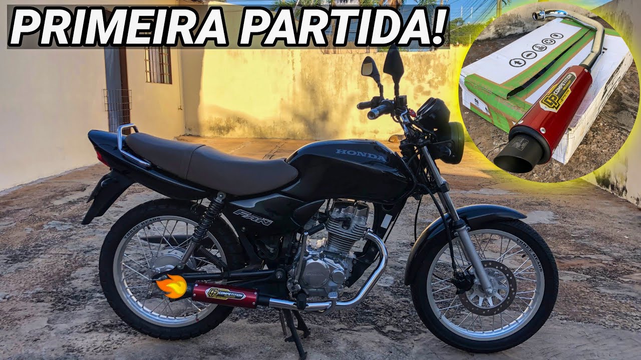 COLOCANDO O ESCAPE GP COMPETITION NA CG 125 FAN!