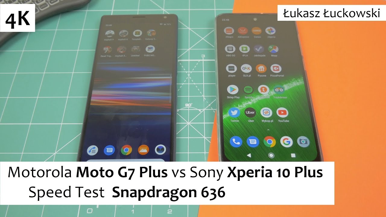 Motorola Moto G7 Plus vs Sony Xperia 10 Plus ❗❗❗ | Speed Test | Snapdragon 636