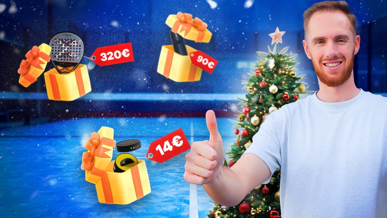 CADEAUX de NOËL PADEL : Faire plaisir à n'importe quel joueur !