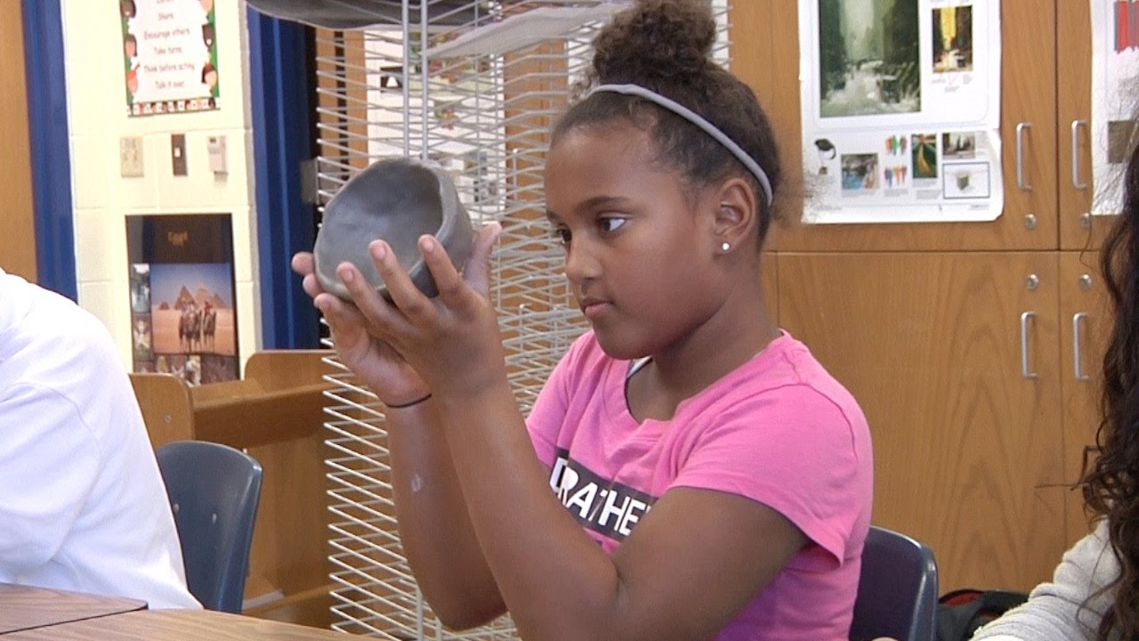A.R.T.S. After school Program Students Help with Empty Bowls