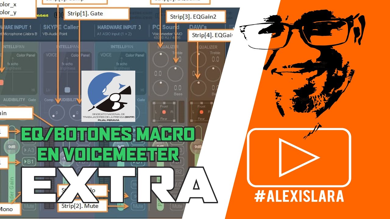 CONFIGURAR MACRO BUTTONS EN VOICEMEETER, COMPRIMIR,ECUALIZAR