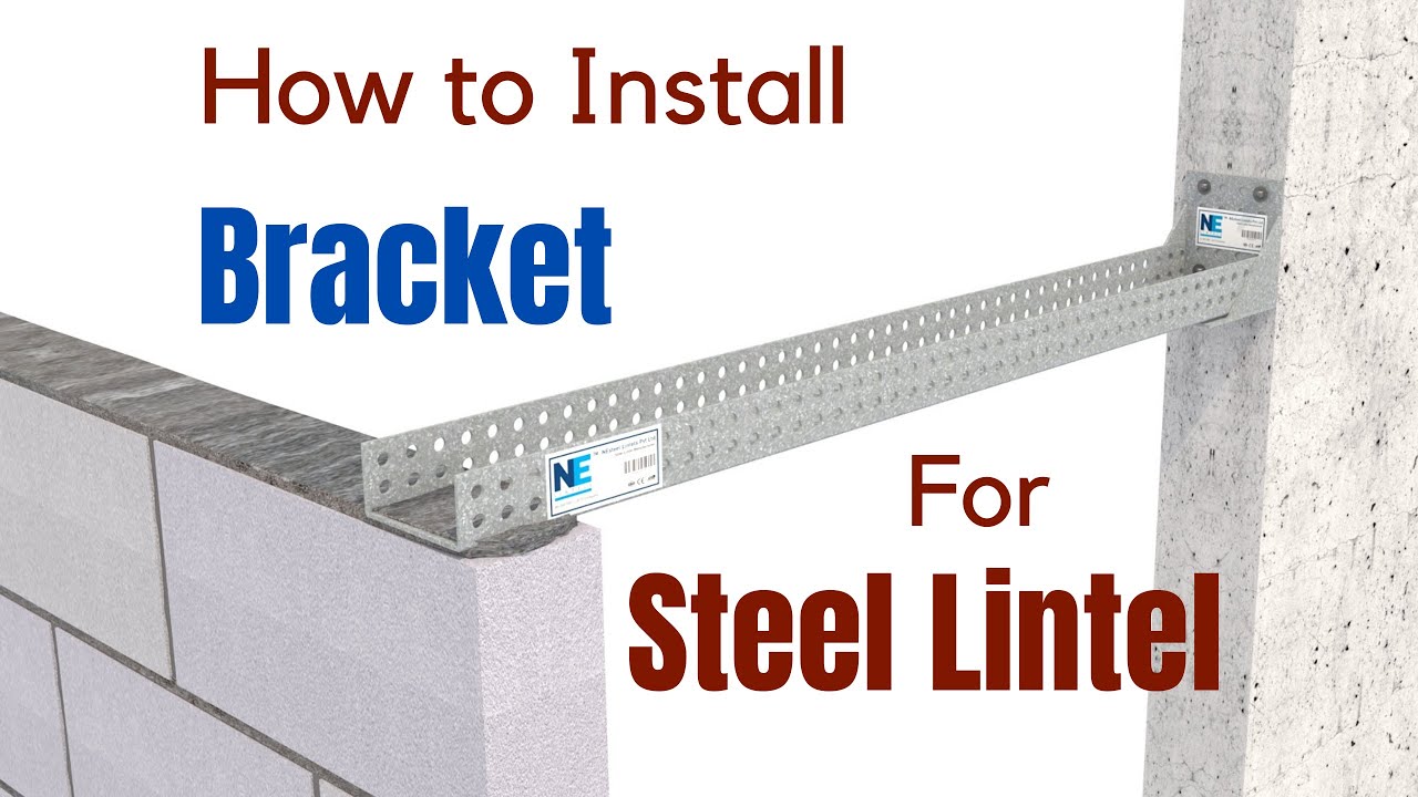 How to Install Bracket for Steel Lintel #SteelLintel #GiLintel #construction #Innovation #Lintel