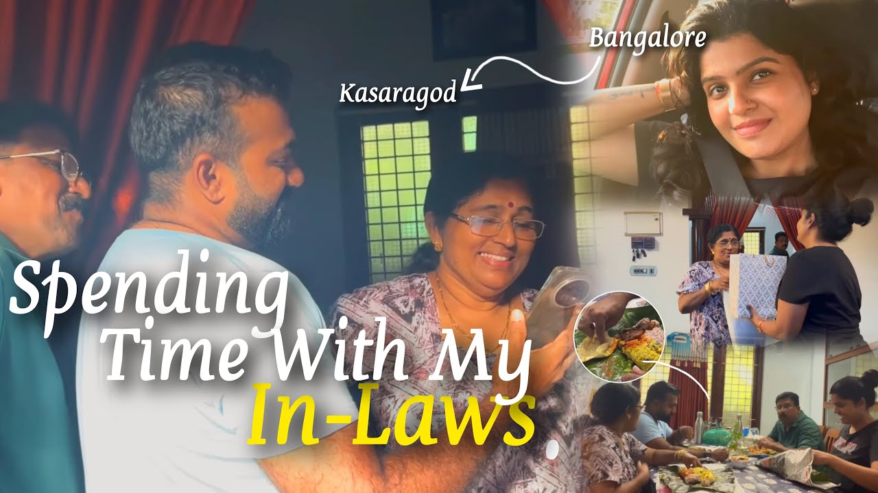 Spending some time with my in laws❤️|Going to Vaisakh’s parents house| Bangalore to Kasaragod