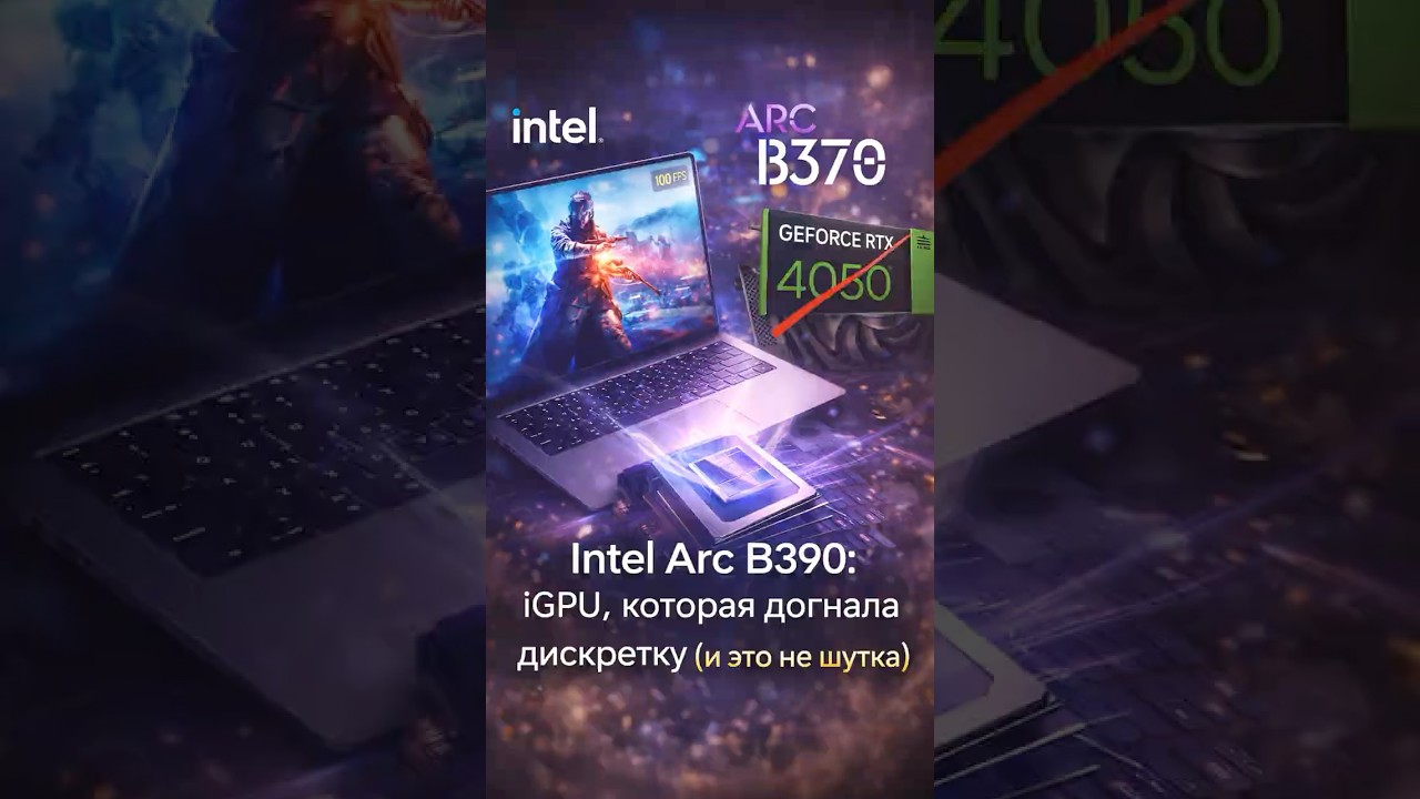 Встройка Intel = RTX 4050?! Arc B390 ломает рынок ноутбуков