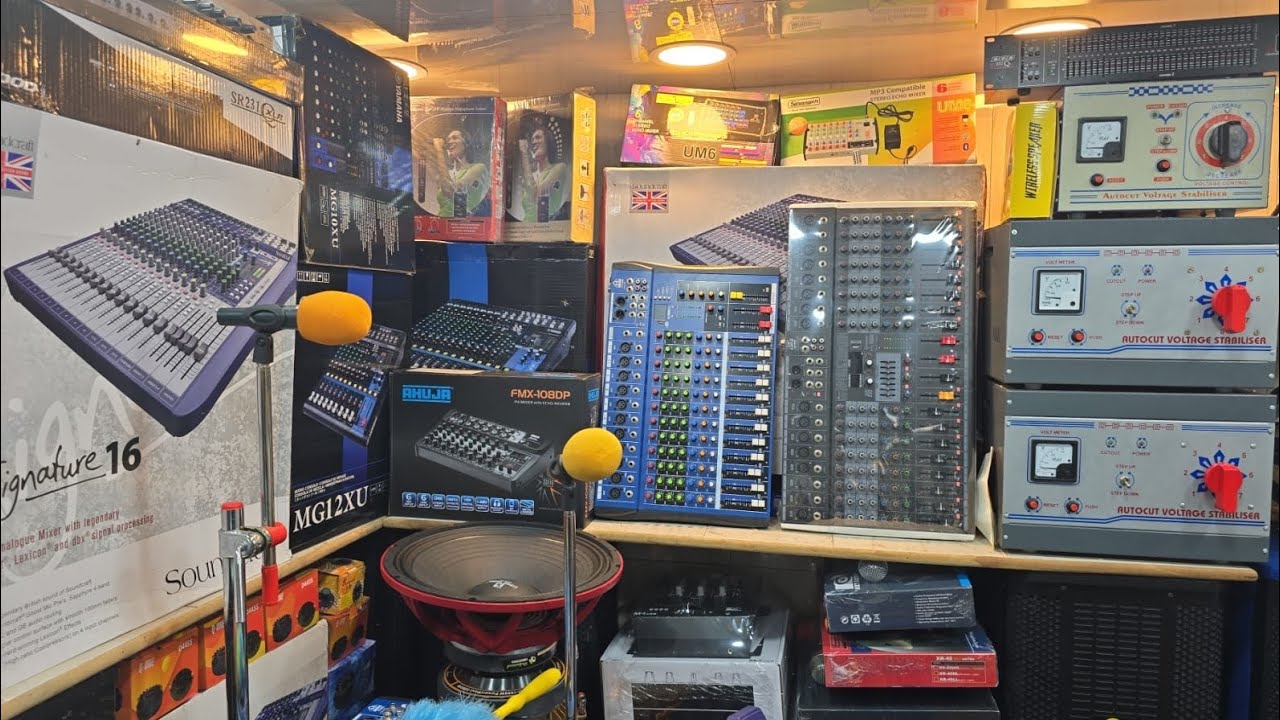 Azad electronics Kolkata DJ market 🎤🎚️🎛️📢👍🎉💯 ho kahan per aana hai Chandni chowk Kolkata DJ market 🎤