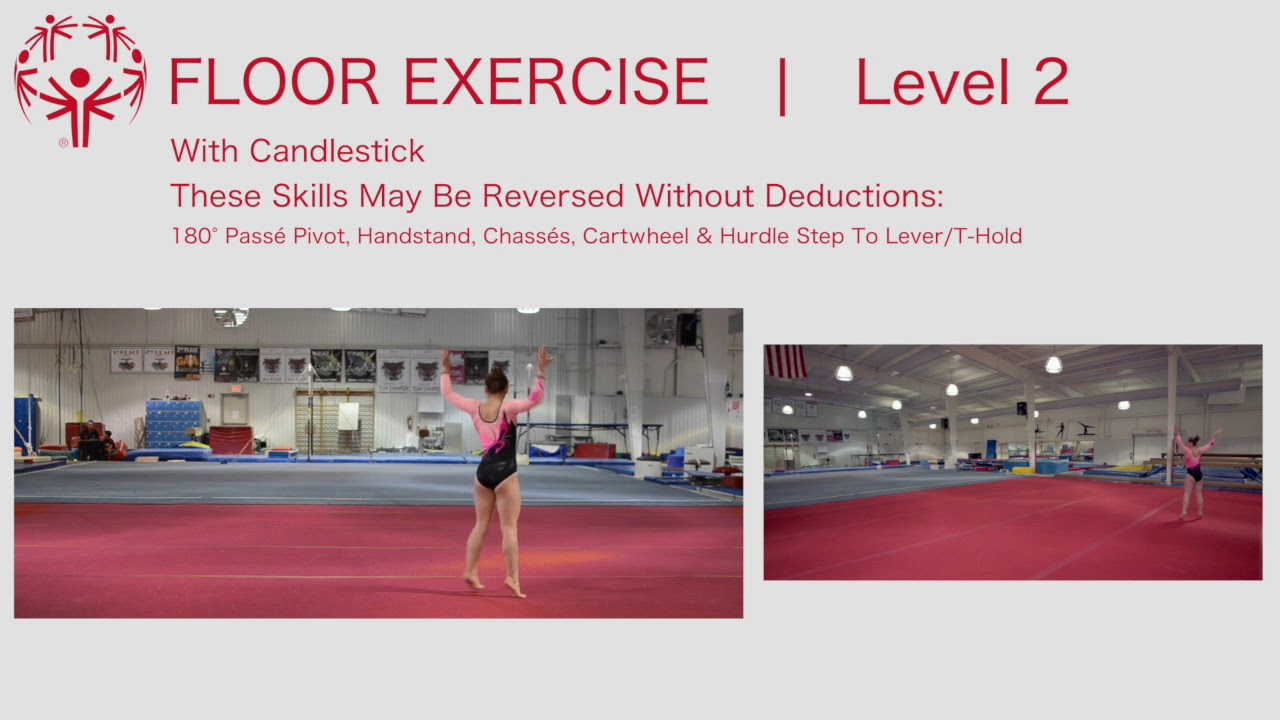 Special Olympics Women's Artistic Gymnastics Level 2 Floor Exercise