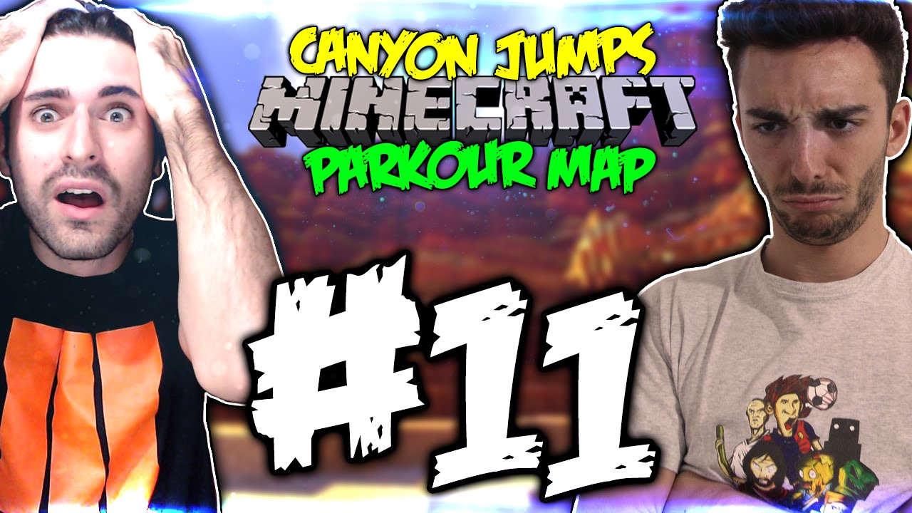 MINECRAFT PARKOUR: MURRY MI FA ARRABBIARE!!! - Canyon Jumps #11