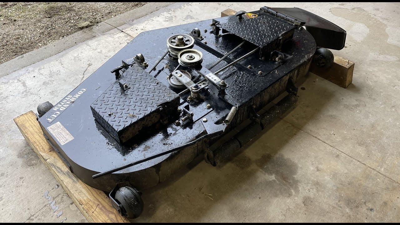 Cub Cadet Commercial M60 Tank zero turn mower deck service | Belted Galloway Homestead