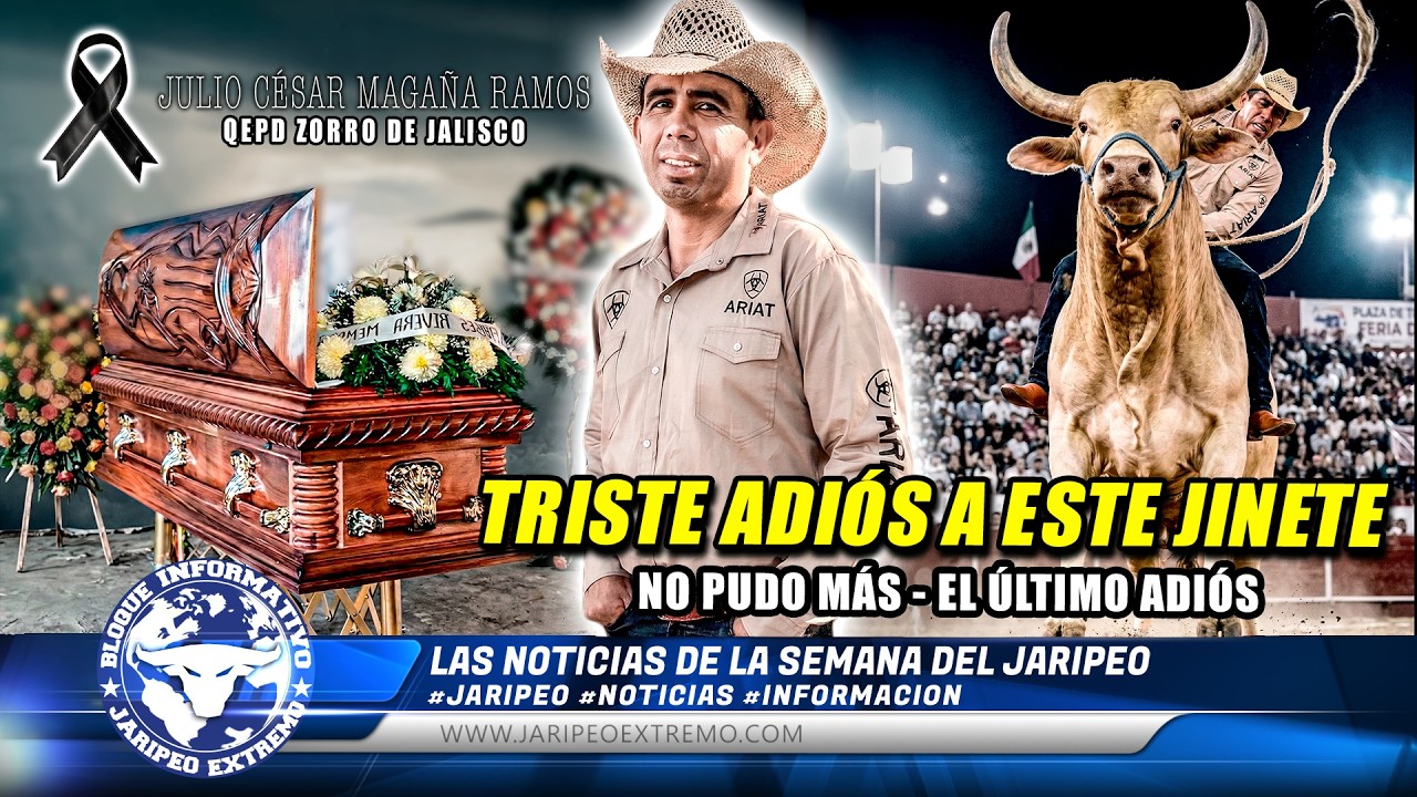 NO PUDO MAS - TRISTE ADIOS A ESTE JINETE / Bloque Informativo
