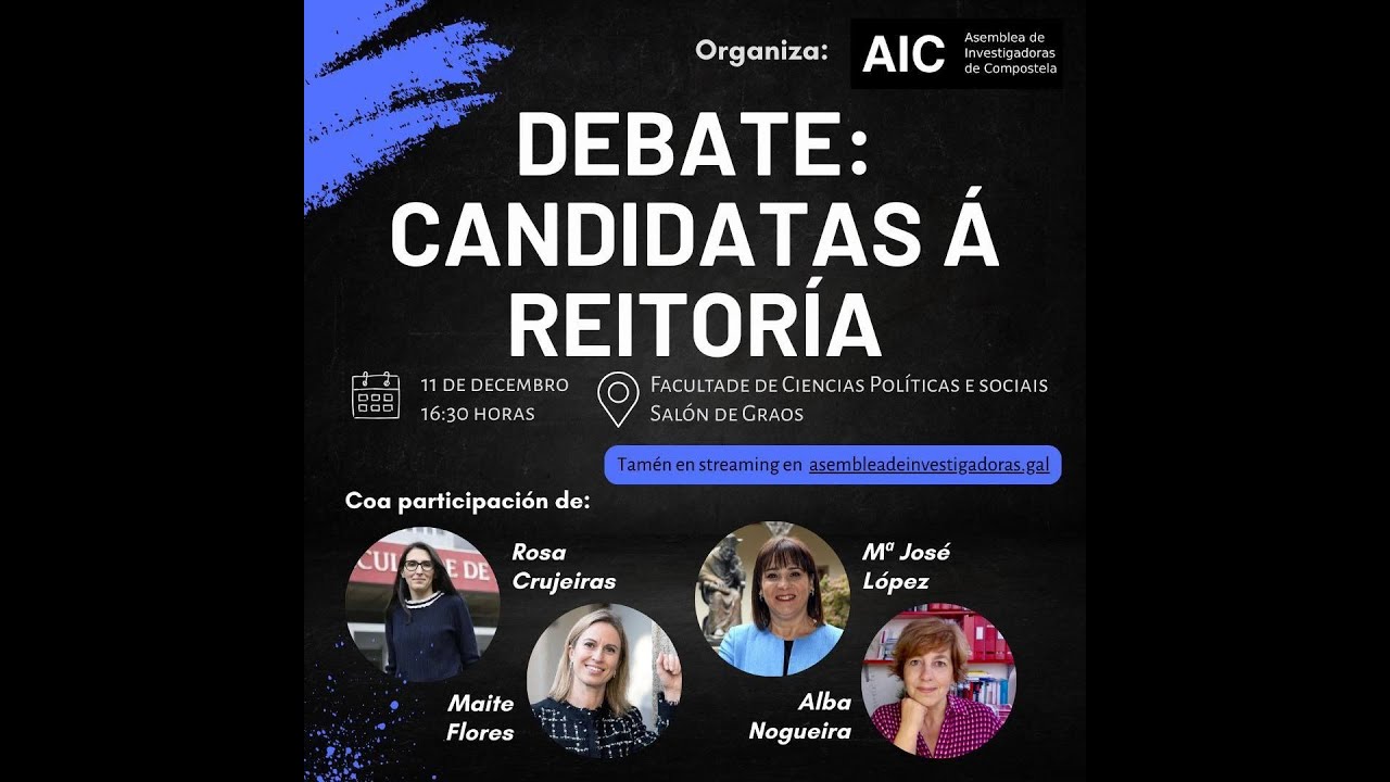 Debate AIC - Elección de Reitora 2026