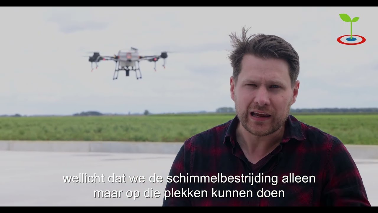 Nationale Proeftuin Precisielandbouw: spotspraying met drone