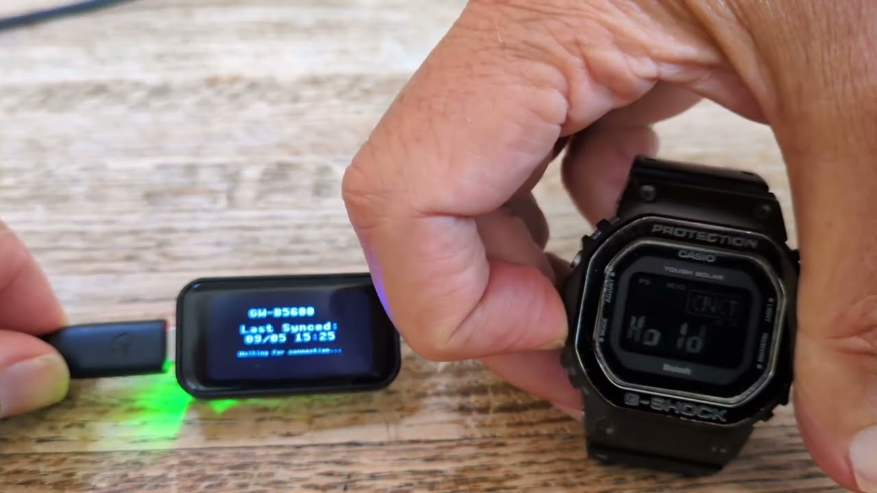 Tiny ESP32 based G-Shock time server