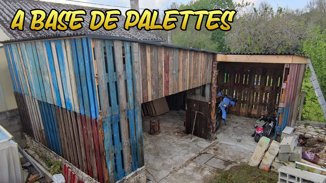 D I Y - J'ai fabriqué un abri de jardin ouvert.