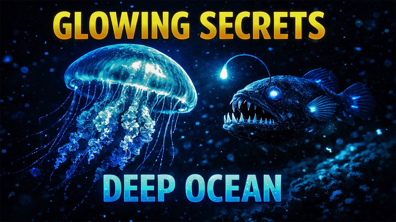 Glowing Jellyfish of the Deep Ocean            #Jellyfish #DeepSea #Bioluminescence #OceanCreatures