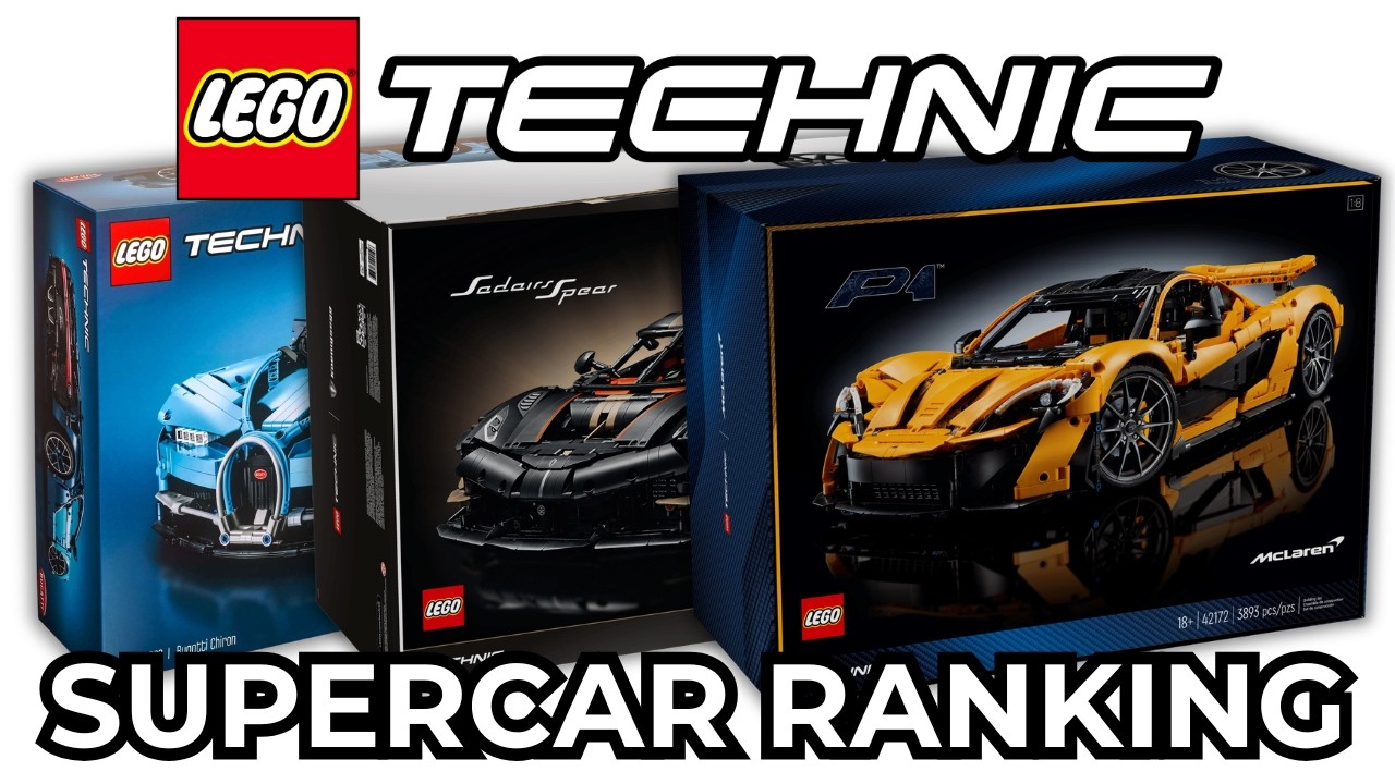 Рейтинг ВСЕХ суперкаров LEGO Technic 1:8!