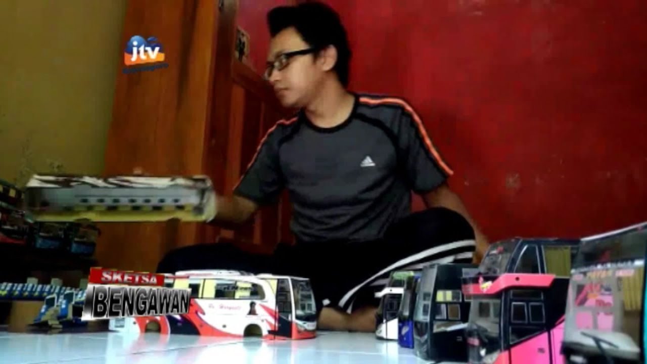 Miniatur RC Bus Beromset Jutaan Rupiah - Sketsa Bengawan