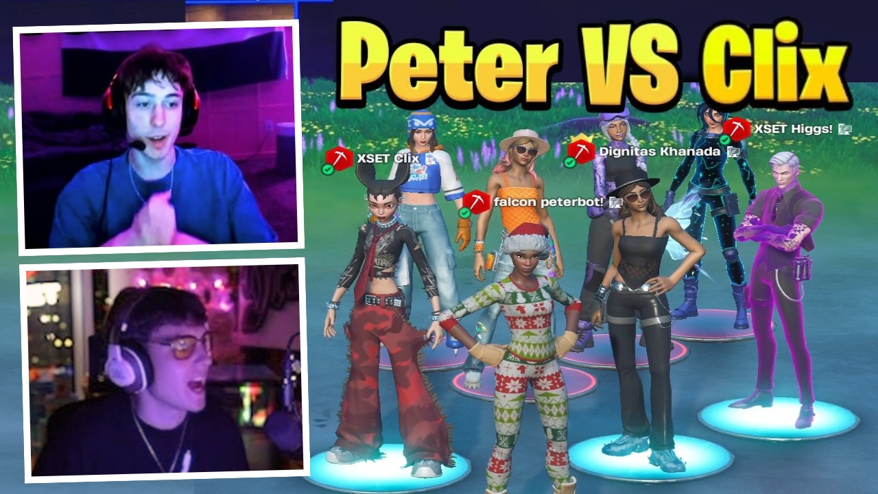 Жетон PeterBot VS Clix INSANE 4v4 Zone Wars