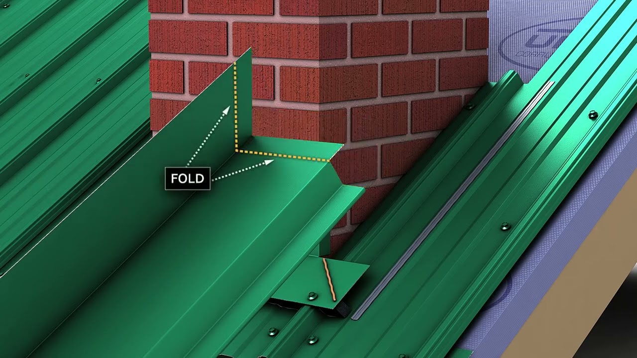 How to install chimney flashing.