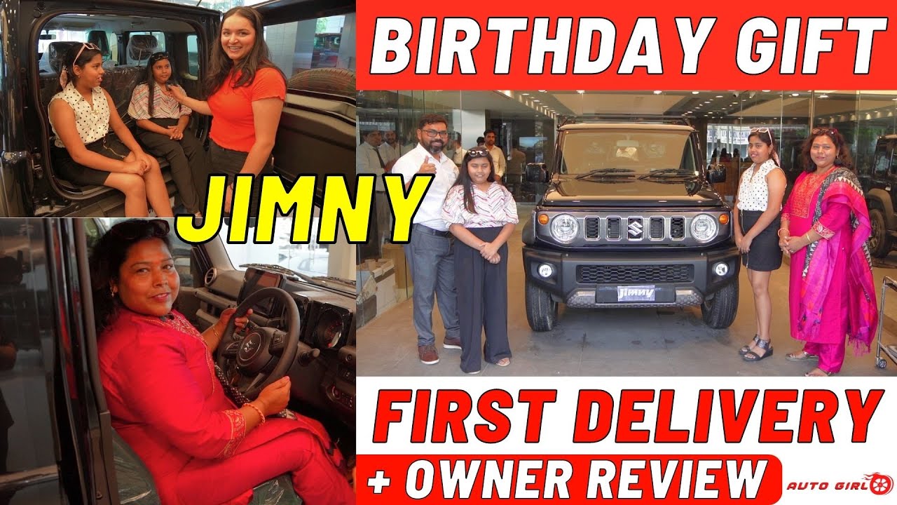 Jimny First Delievery - जन्मदिन पर मिली Maruti Suzuki Jimny का TOP MODEL ALPHA #jimny