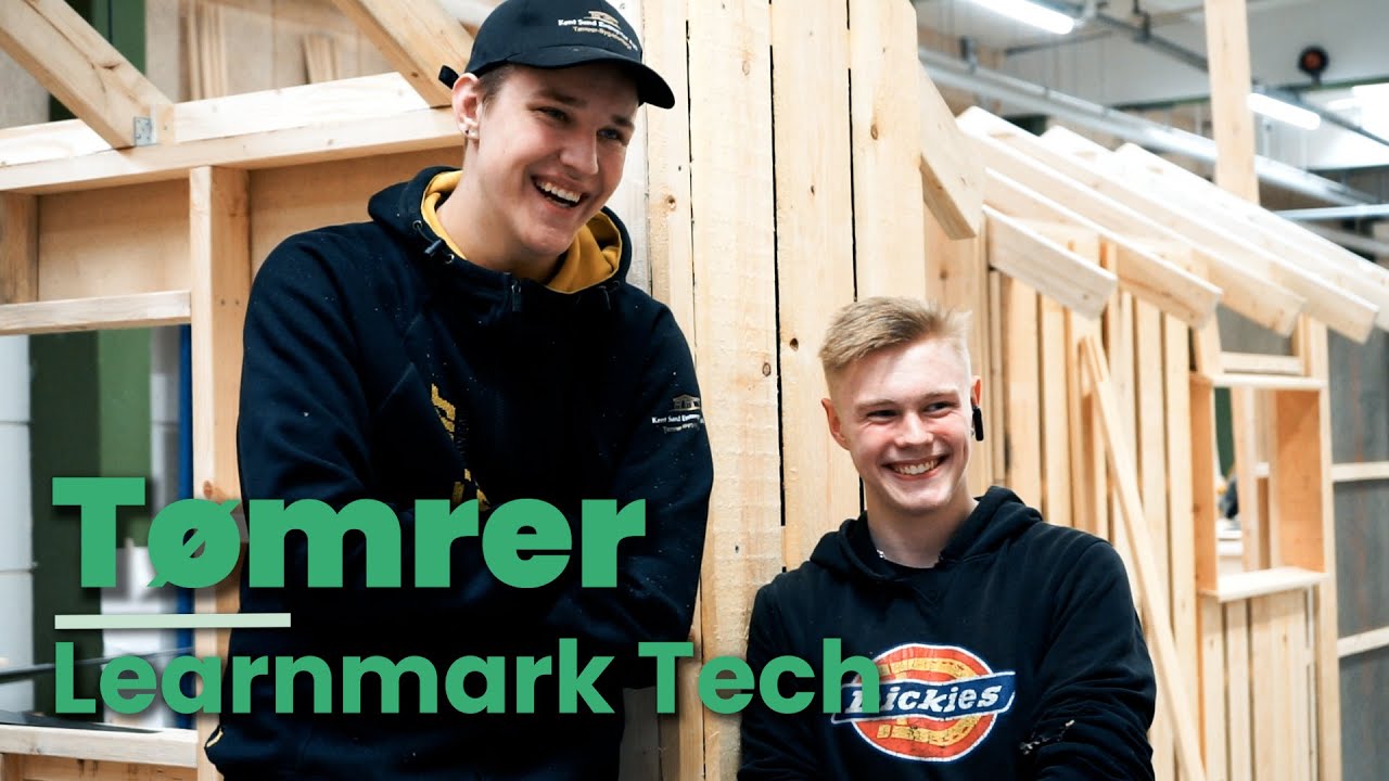 Morten uddanner sig til t&oslash;mrer - Learnmark Tech