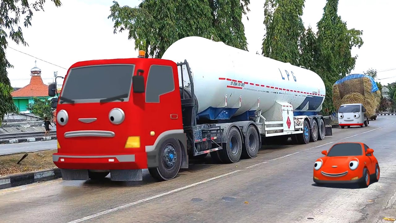 Di Sini Markas Besar Truk Tangki Pertamina Berubah Jadi Frank Teman Tayo