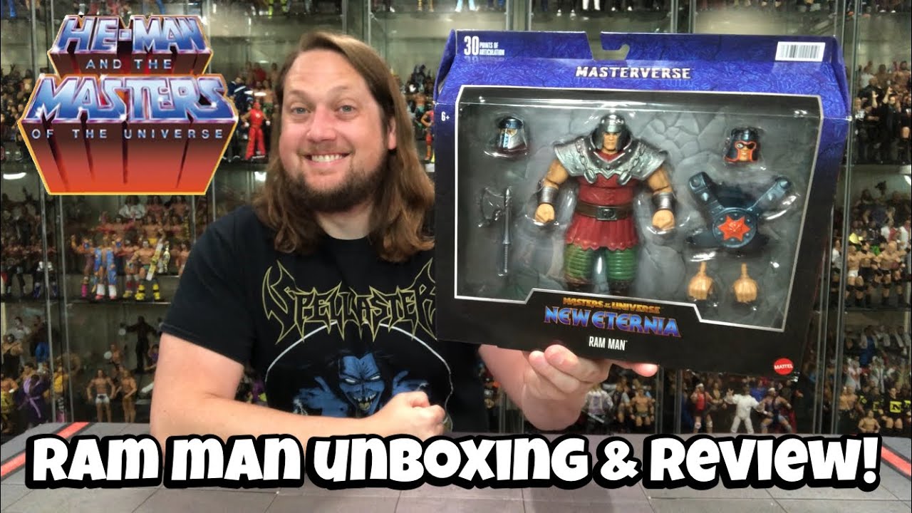 Ram Man Masterverse Masters of the Universe Unboxing & Review!