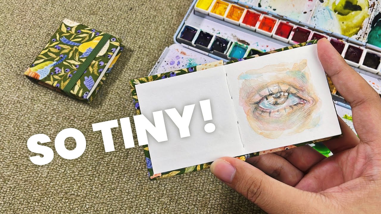 Potentate Mini Cotton Watercolor Sketchbook Review | Earl’s Art