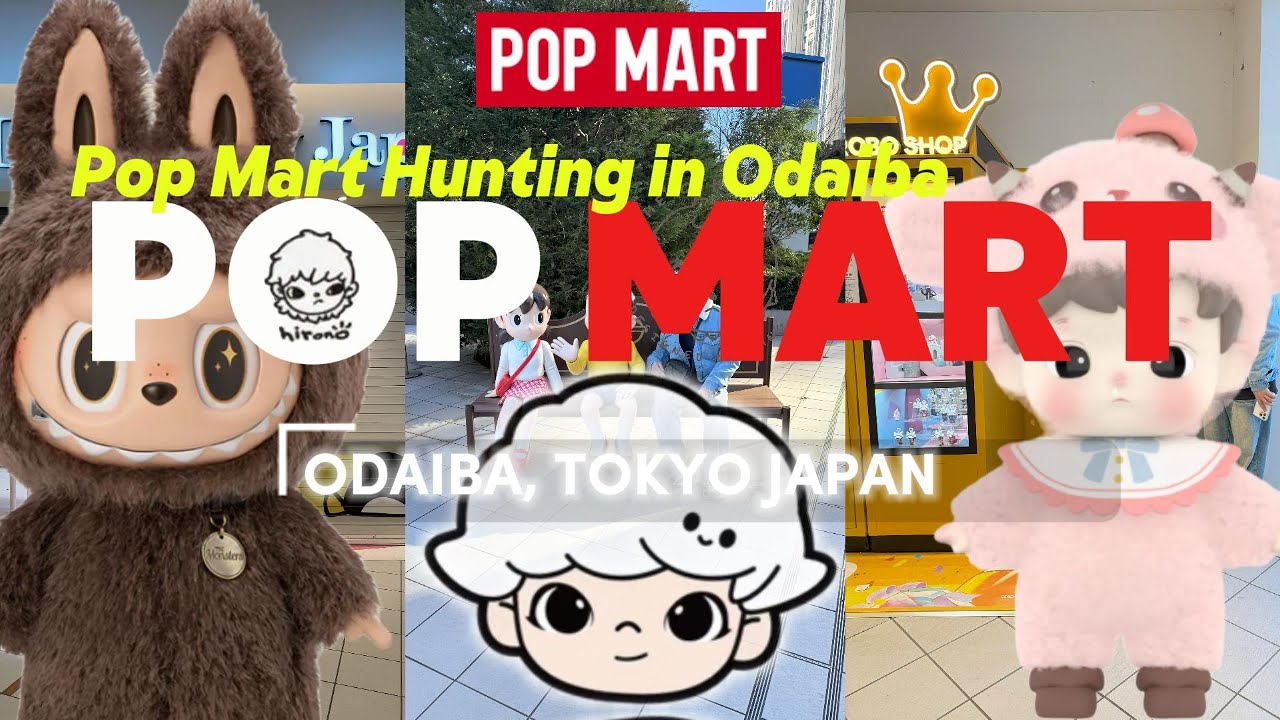 What is it like to visit the newest Pop Mart Store in Japan? Pop Mart DiverCity Tokyo Plaza, Odaiba