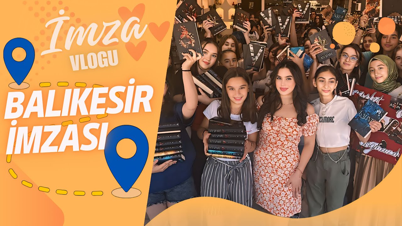 BİR YAZARIN BİR GÜNÜ NASIL GEÇER? BALIKESİR İMZA GÜNÜ VLOG