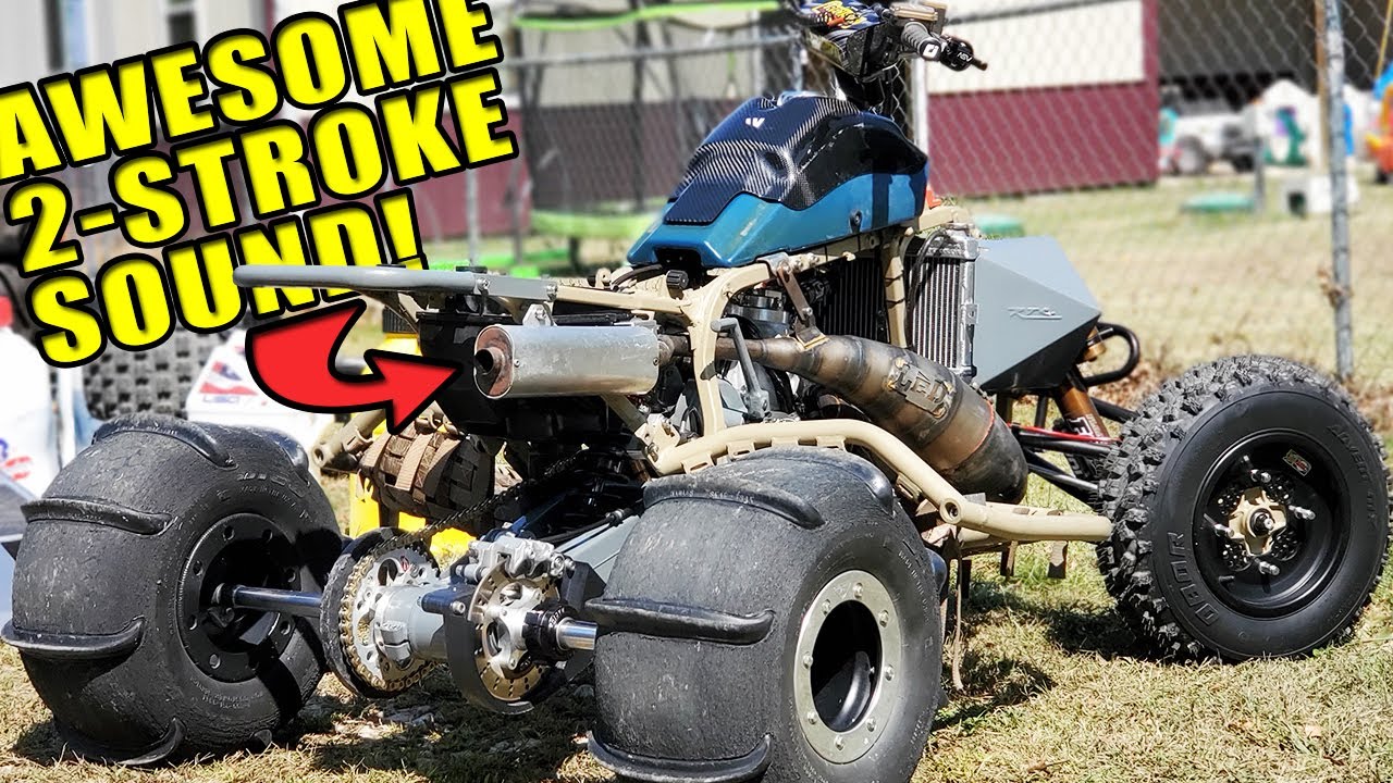 Amazing Sounds of a CEO TRX250R with an LED Exhaust