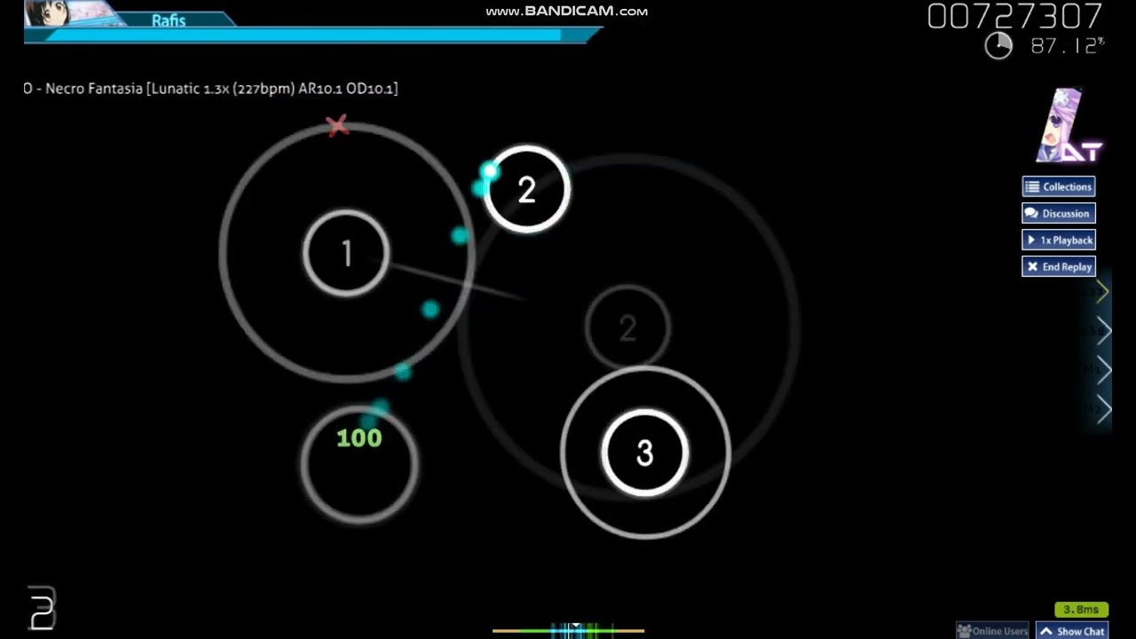 Necro Fantasia [Lunatic] 1.3x speed fail