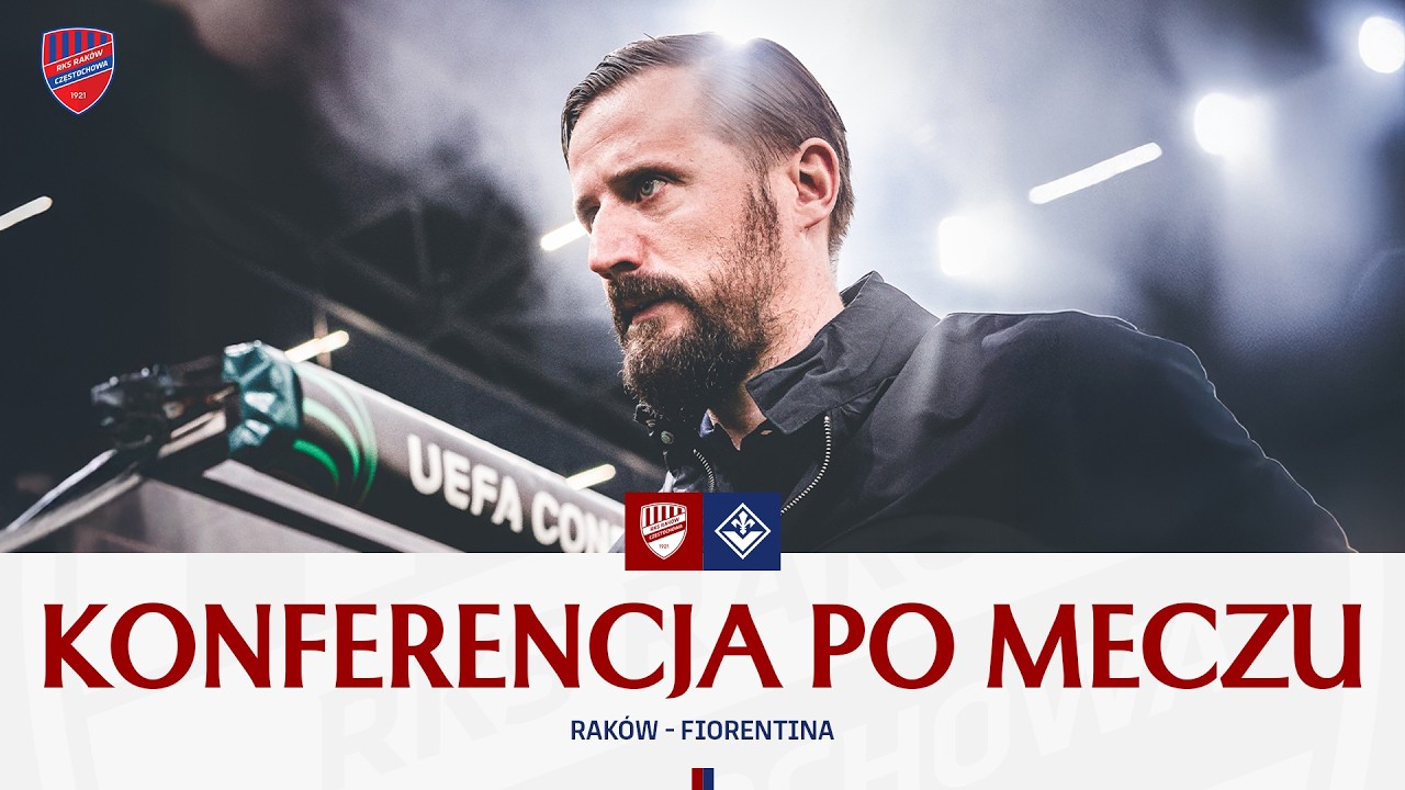 Konferencja prasowa po meczu Raków Częstochowa - ACF Fiorentina