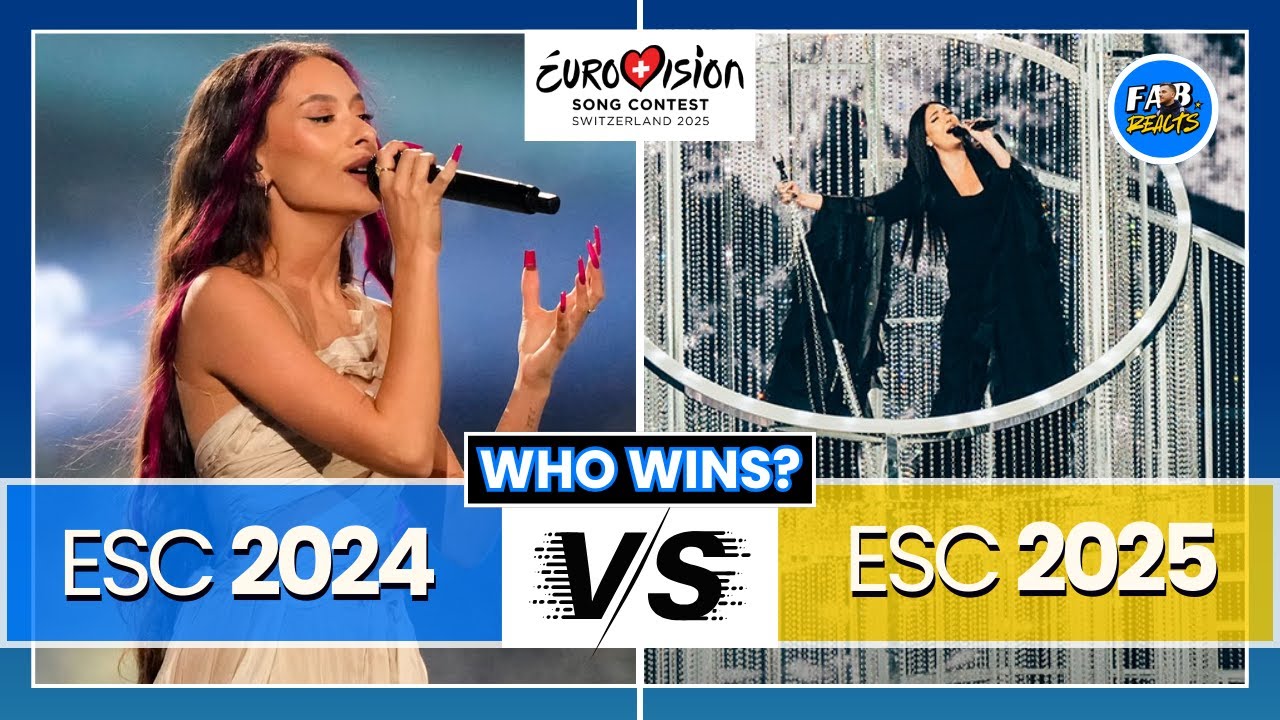 Eurovision 2024 vs. Eurovision 2025 | All the songs | WHO WINS THE BATTLE? 🎶😍 #esc2024 #esc2025