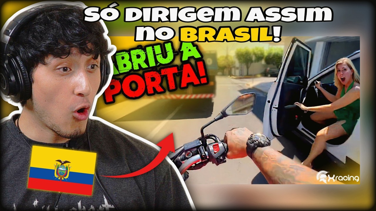 EQUATORIANO REAGE A SUSTOS DE MOTO (EP. 211)
