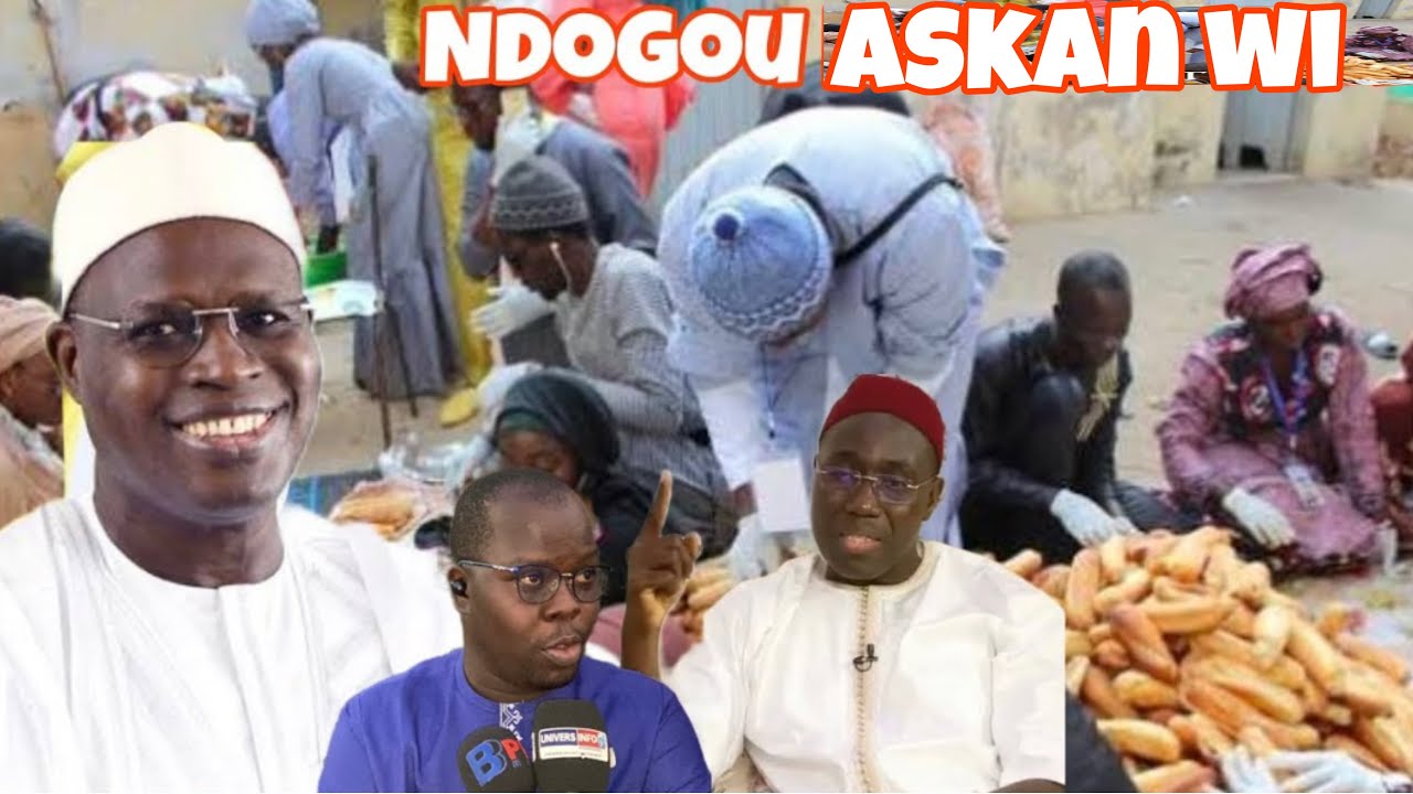 Ndogou Askan Wi🥰Maire Madiop Diop et Bass apportent une belle surprise à la population de Grand Yoff