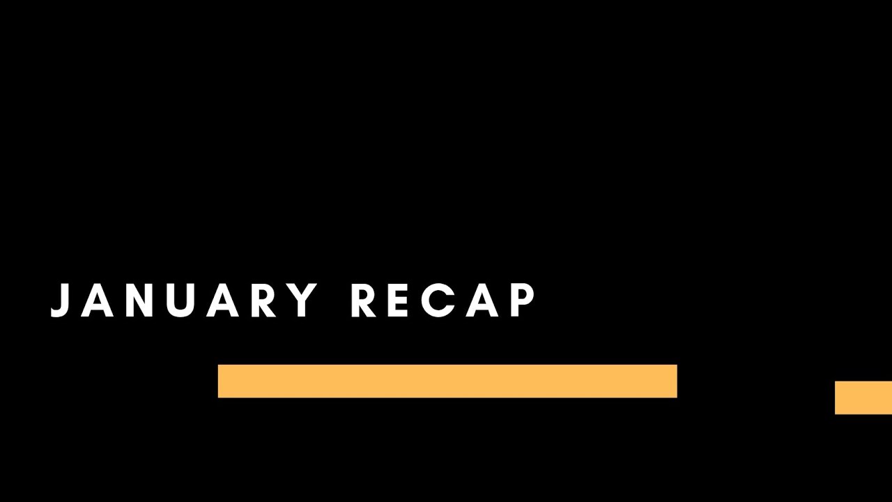 January RECAP + more 😊🥰