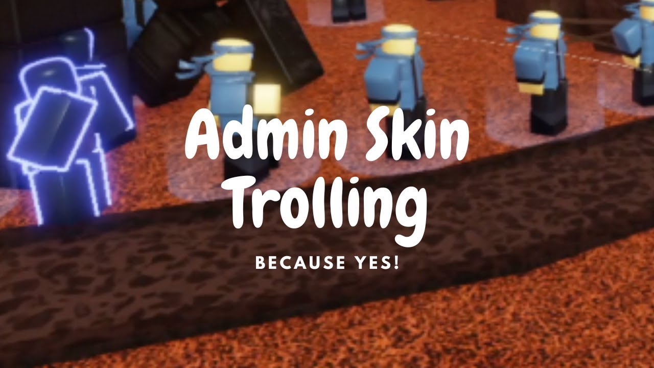 Trolling with ADMIN SKINS in Tower Blitz... | Roblox