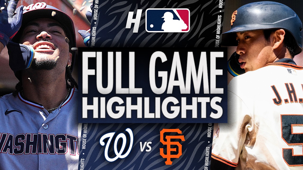 Washington Nationals против San Francisco Giants &mdash; ЛУЧШИЕ МОМЕНТЫ МАТЧА 🔥 10 июня 2026 г., сезон MLB